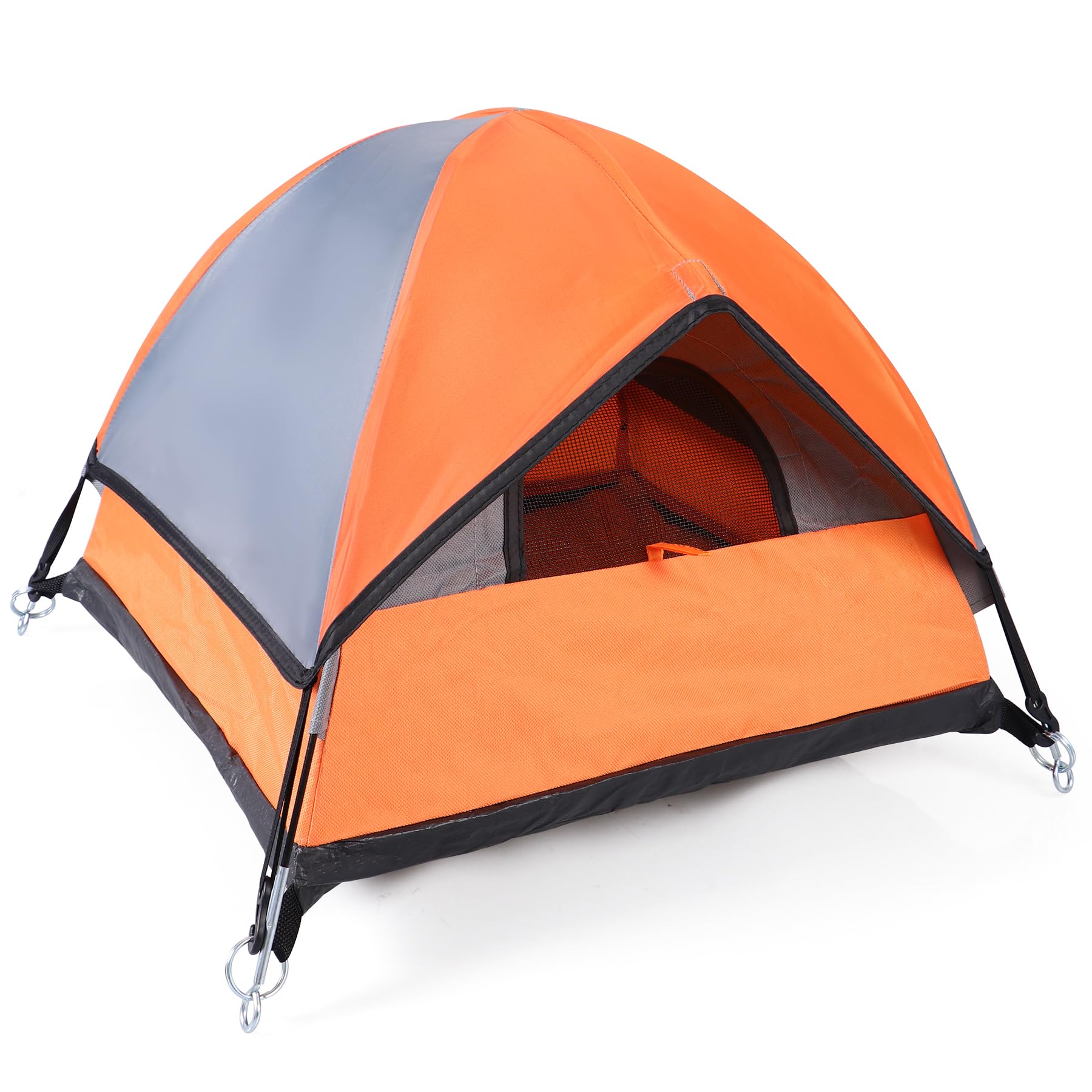 RESTCLOUD Cat Camping Tent rear secret catch enables hidden escape option for curious cats.