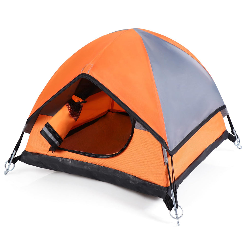 RESTCLOUD Cat Camping Tent side-entry view for easy pet access and comfort.