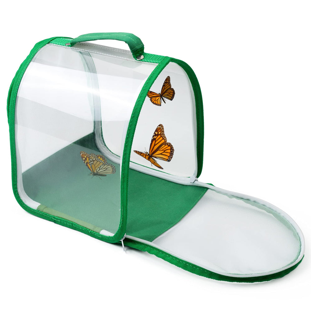RESTCLOUD small butterfly habitat with carry handle enables easy field observation