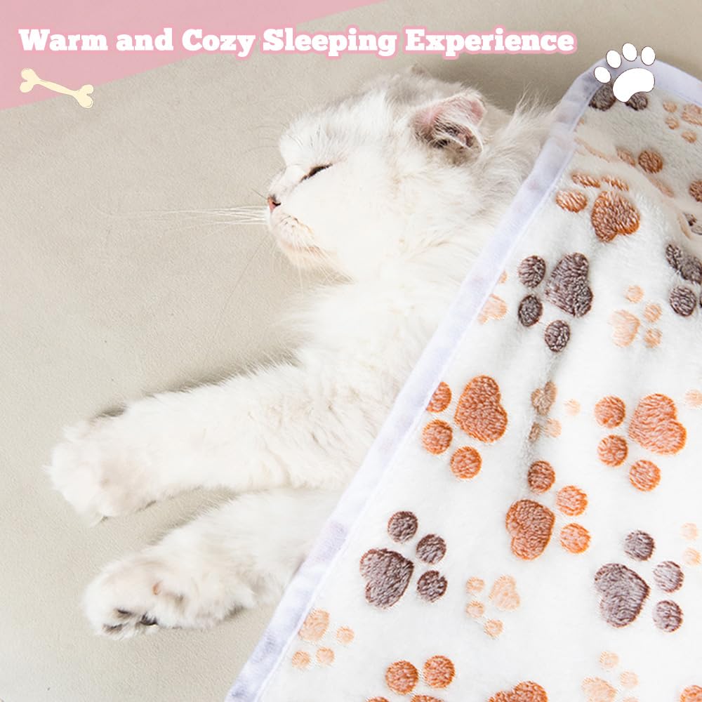 Retainbre small-pet blanket pink-soft-flannel ideal for crate time and travel