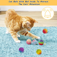 Retro Shaw cat toys handmade yarn designed to resist unraveling.