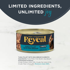 Reveal cat meal serving presentation encourages mealtime enjoyment
