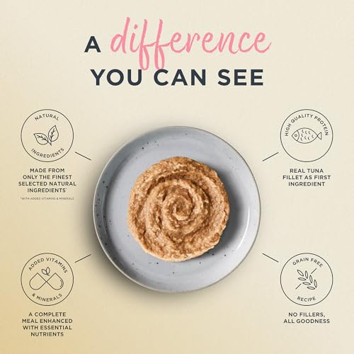 Reveal Entrées silk-pate-texture-closeup reveals a silky paté cats eagerly scoop.