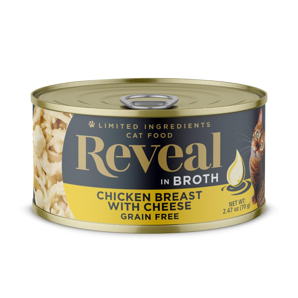 Reveal natural wet cat food ingredient list: limited natural ingredients for transparent nutrition.