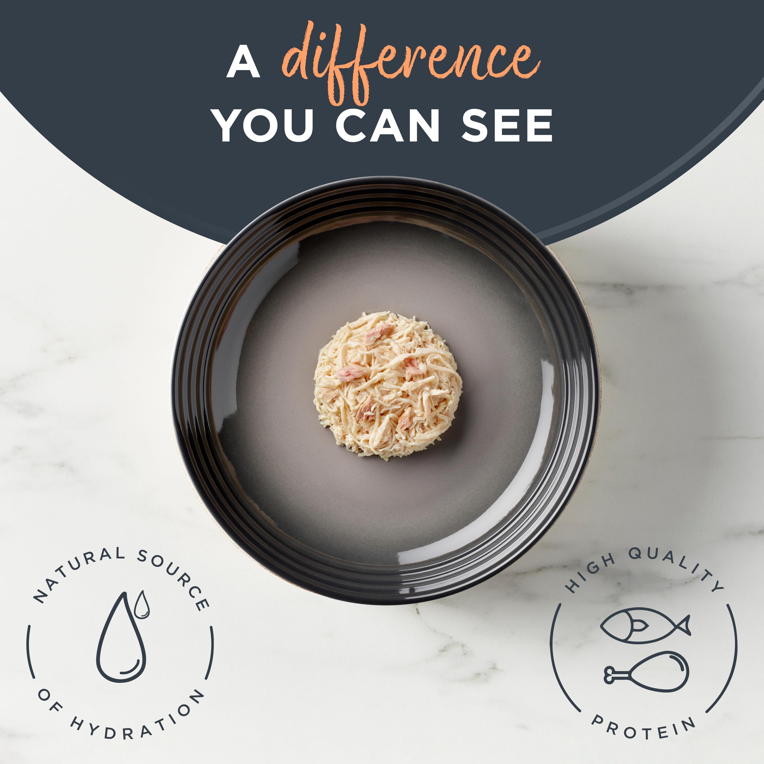 Reveal grain-free wet cat food highlighting limited ingredients.