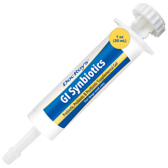 Revival Doc Roy’s GI Synbiotics bottle promotes digestive balance in pets.