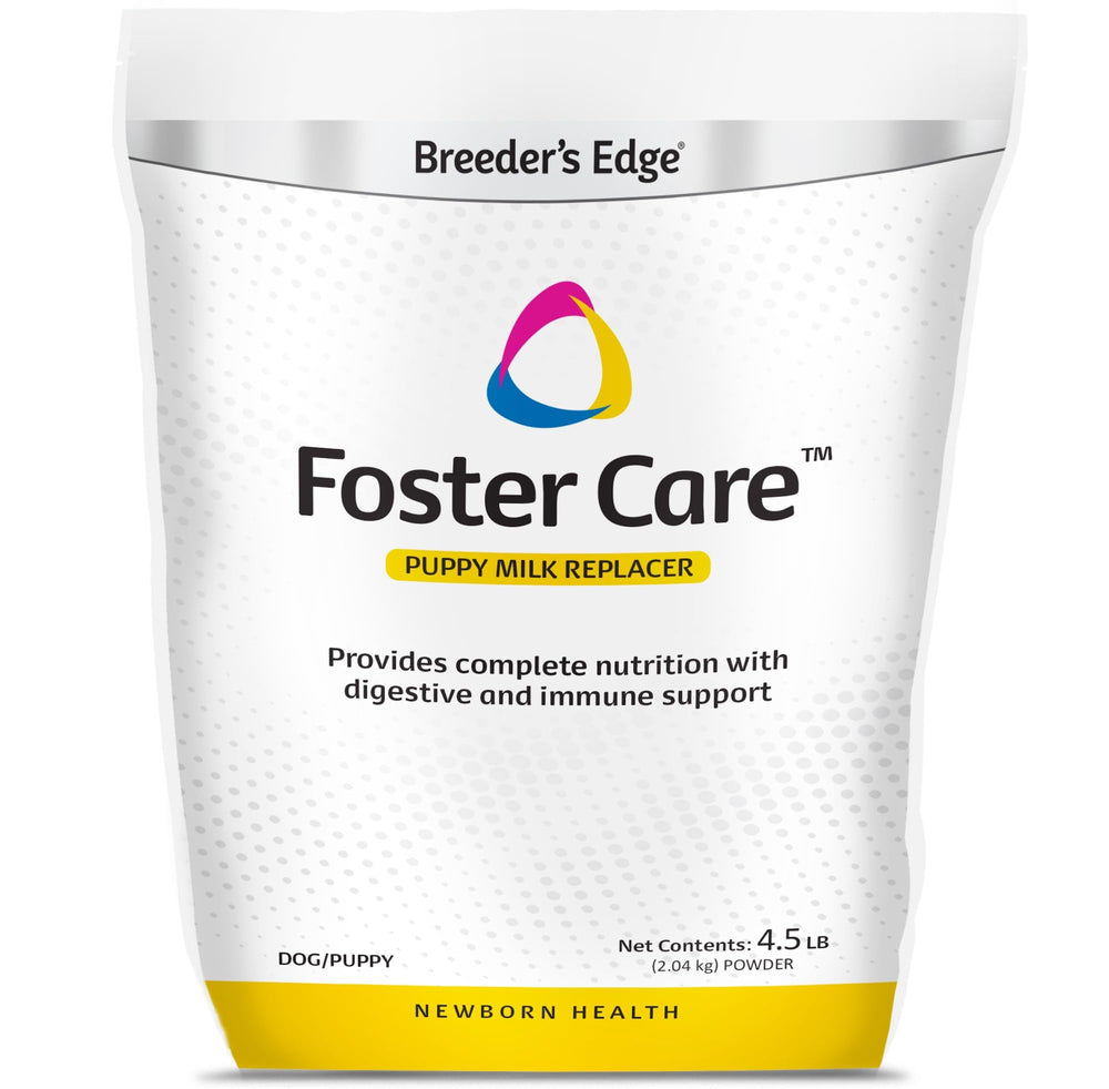 Revival Breeder Edge Foster Care powder tub with complete puppy nutrition for growth support.