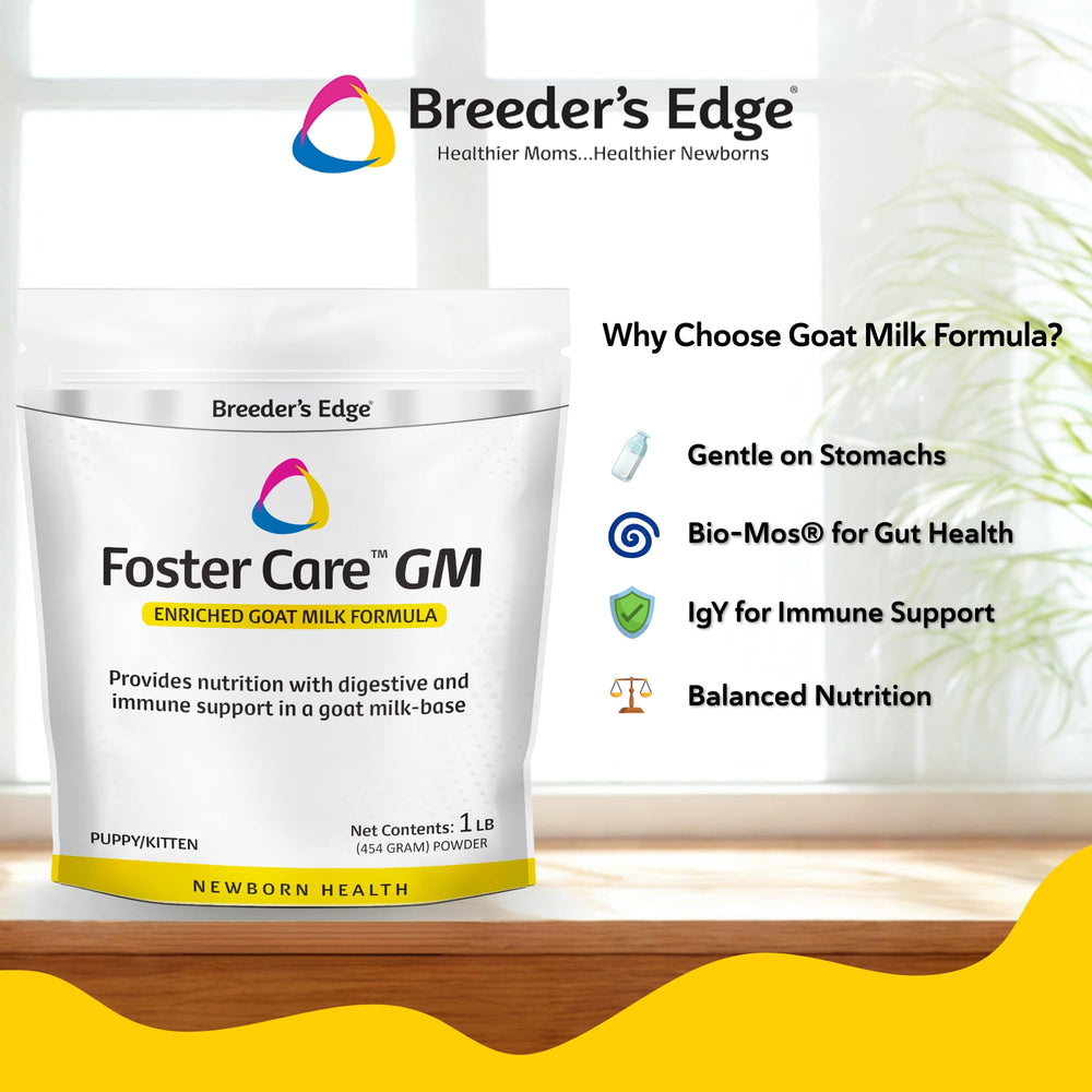 Revival Breeder's Edge Foster Care puppy nursing supplement for orphaned or recovering pups.