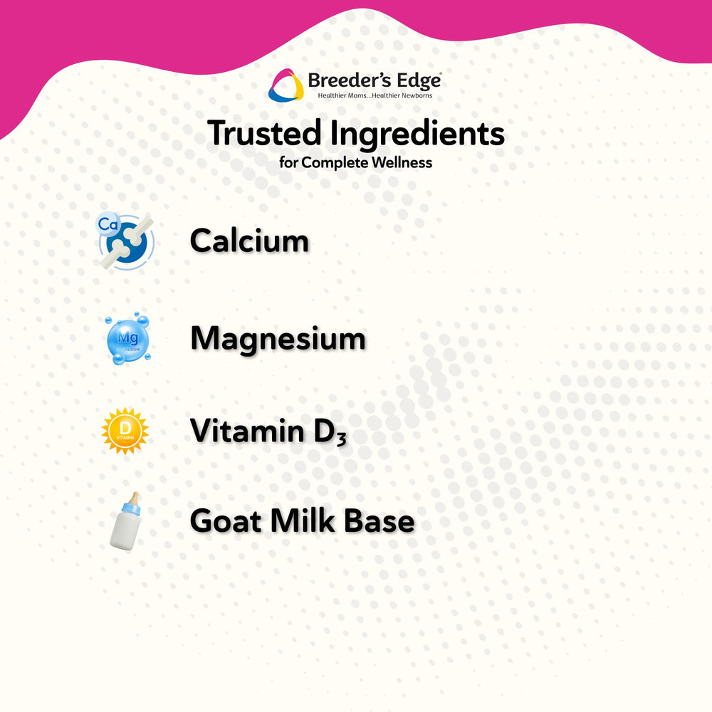 Revival Breeder's Edge Cal Plus powder provides calcium and D3 for bone health.