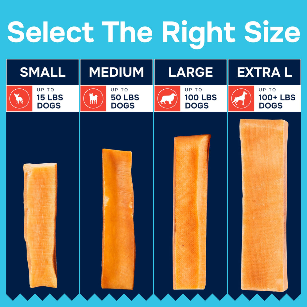 REXIPETS Small Dogs Yak Chews provide a safe, appropriately sized treat for small breeds.