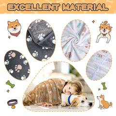 Rezutan blanket paw pattern closeup highlights playful design for comfy lounging.