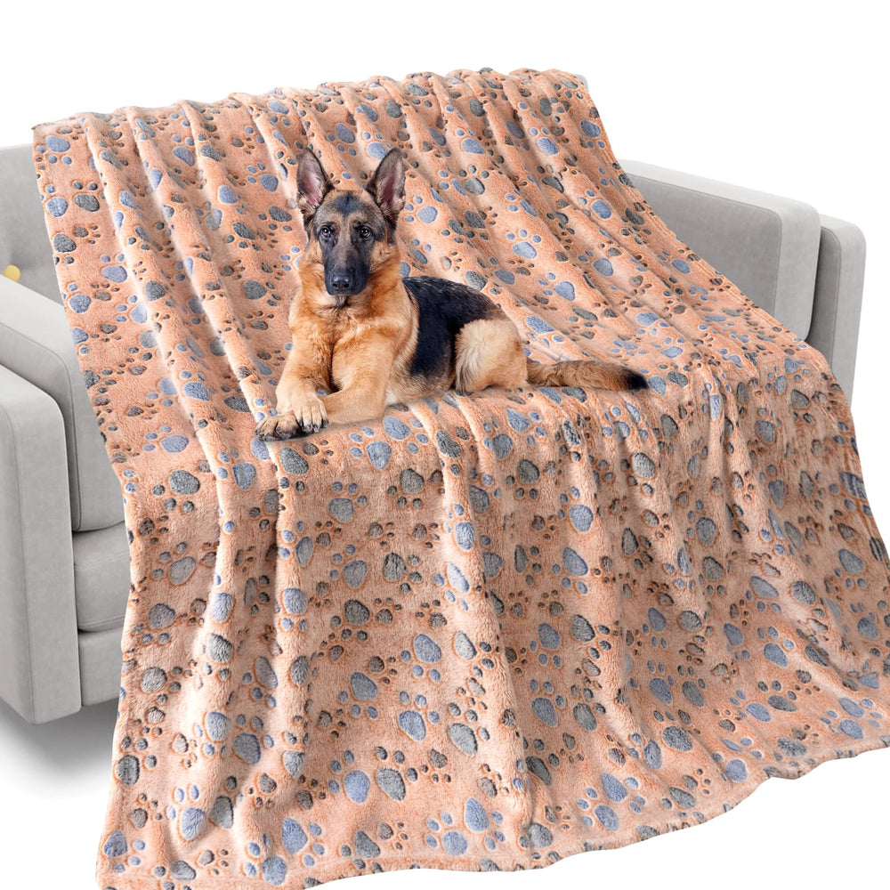 Rezutan dog blanket 60x50 soft flannel close-up for pet comfort