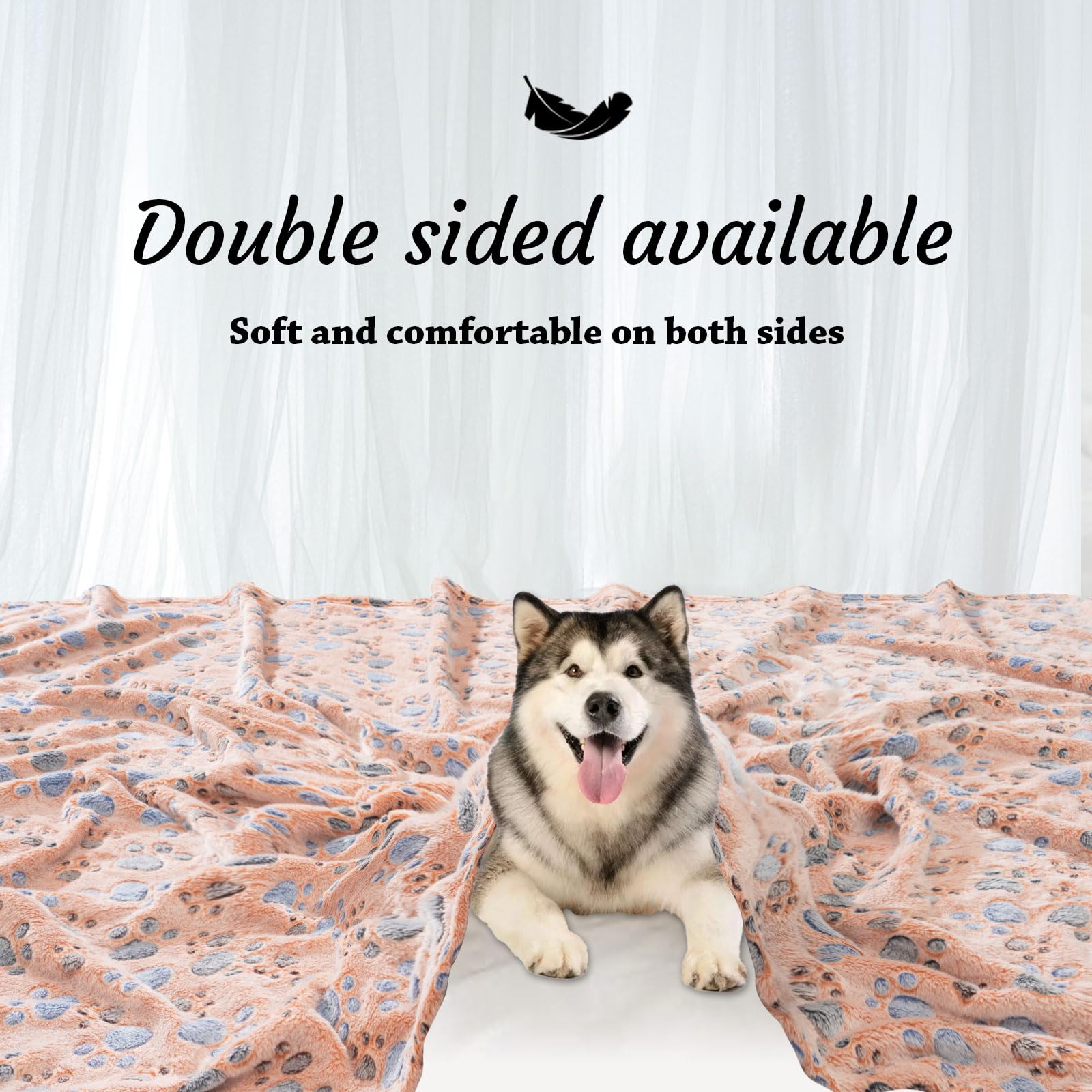 Rezutan dog blanket helps keep fur off furniture in home settings