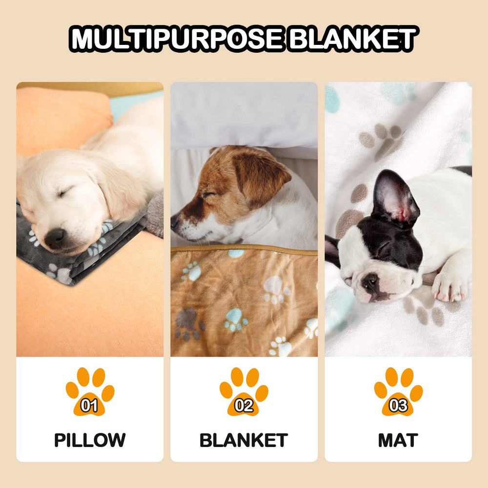 Rezutan three-color grey brown white palette highlights home decor while keeping pets cozy
