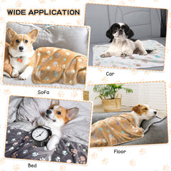 Rezutan dog blanket in kennel bed providing warmth and anxiety-friendly comfort