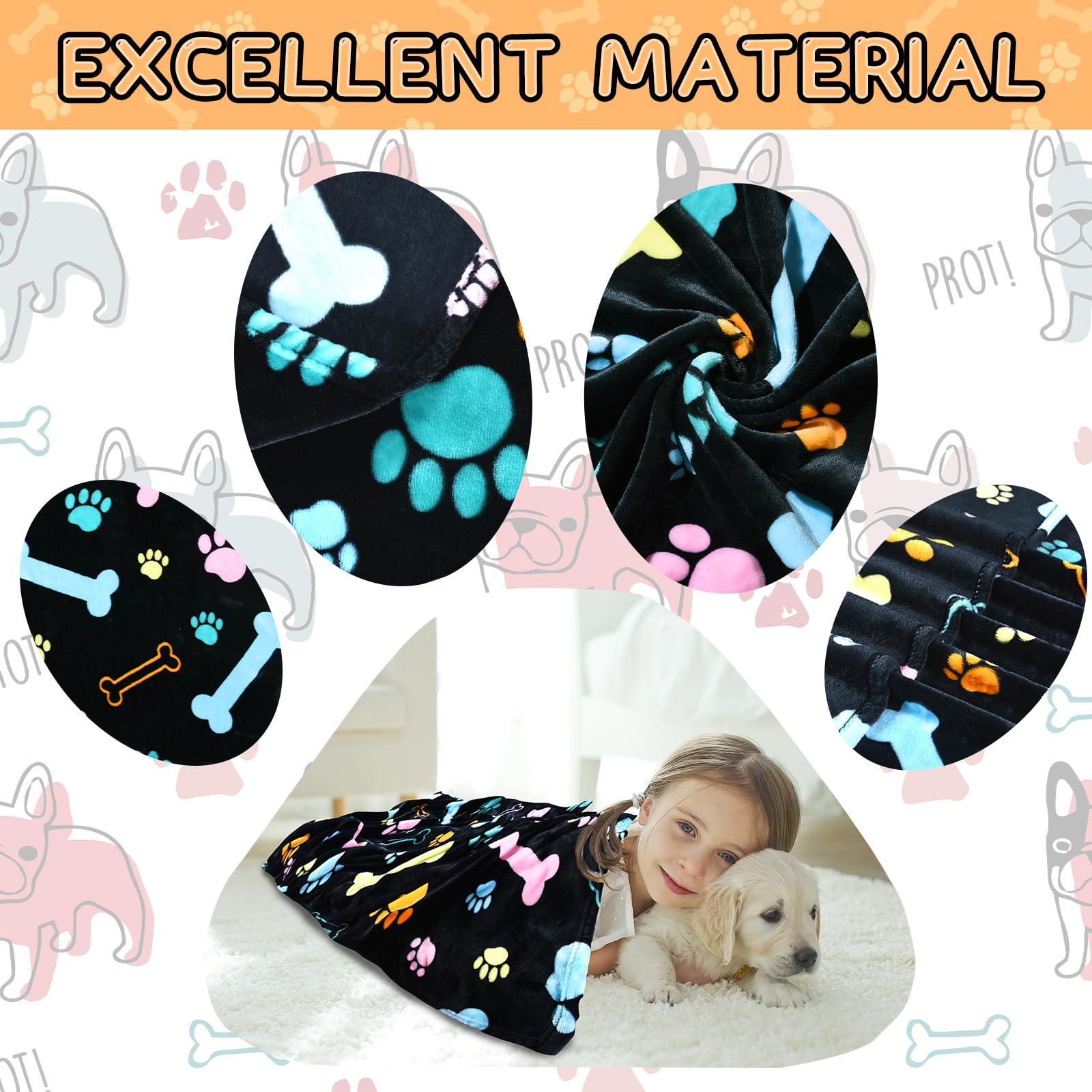 Rezutan dog blanket stitch detail highlights durable edge stitching