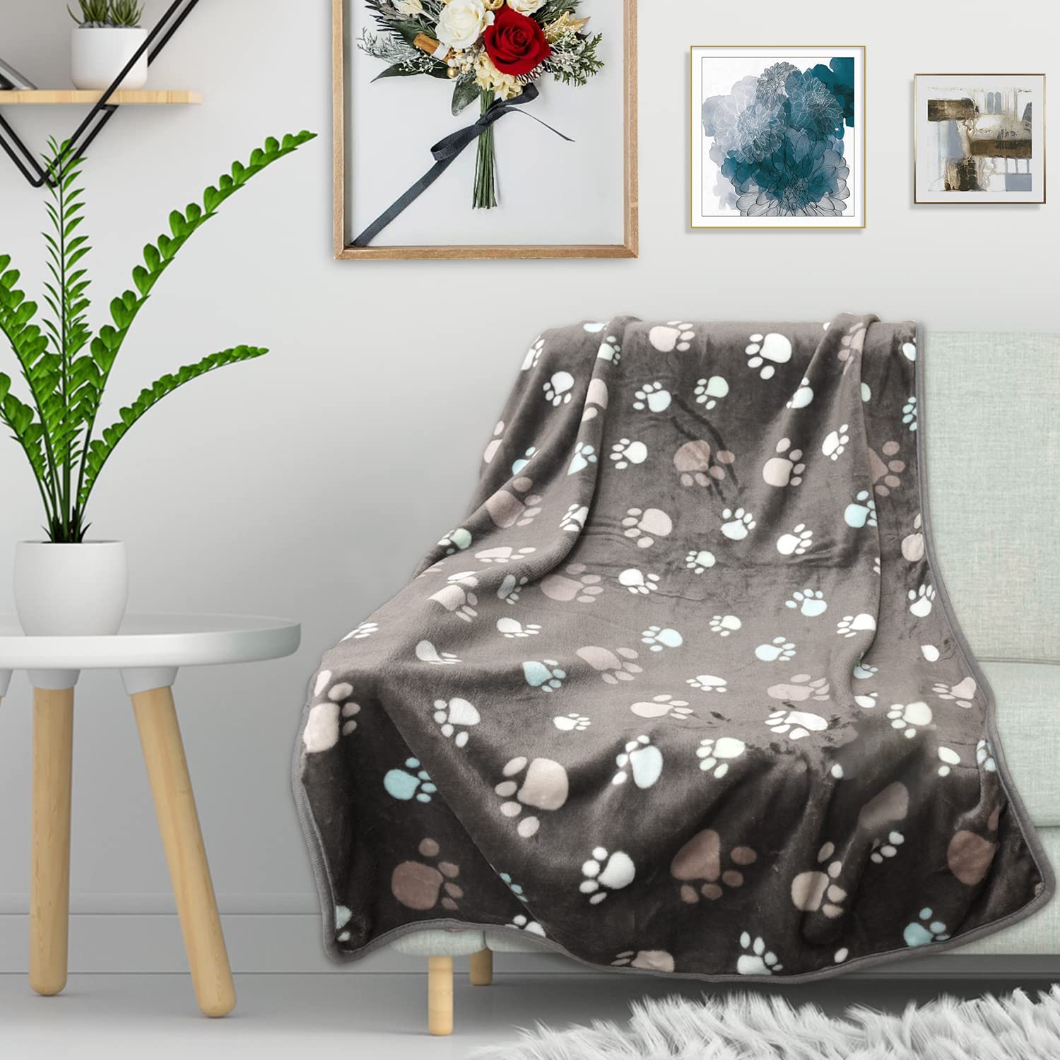 Rezutan pet blanket indoor outdoor use showcases multi surface comfort for travel and home.