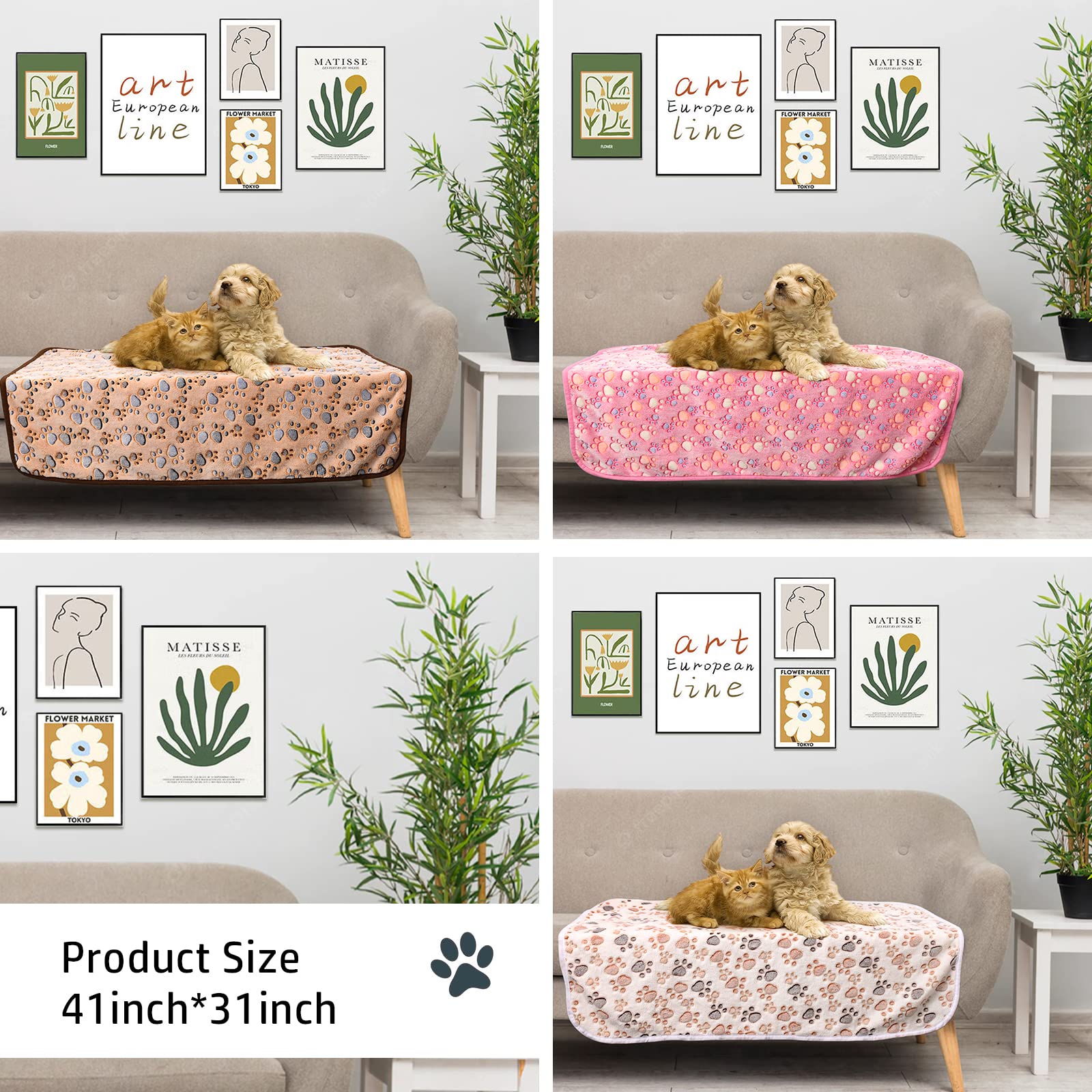 Rezutan pet throw cover suitable for kennels and beds