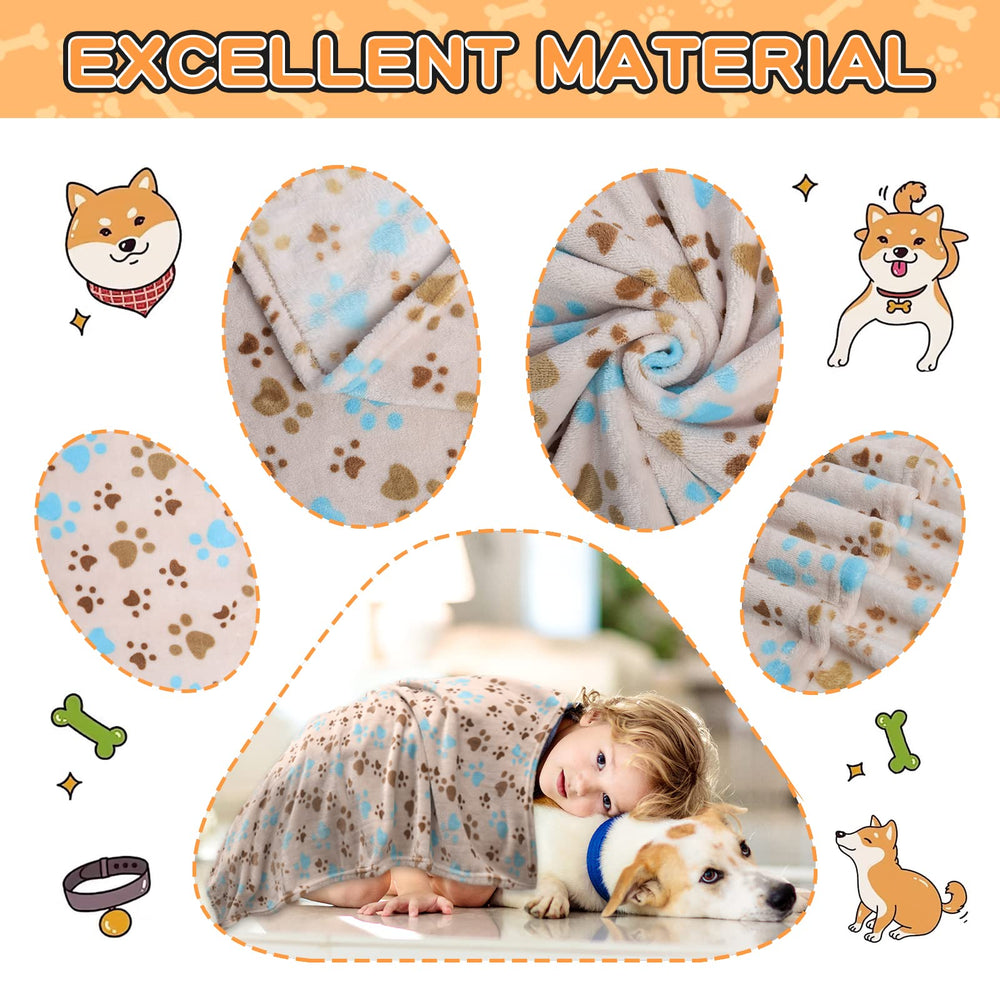 Rezutan soft-flannel blanket delivers gentle warmth for pets after a cuddle.
