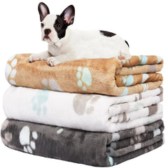 Rezutan upgraded dog blanket soft texture close-up for cozy snuggles and pet comfort