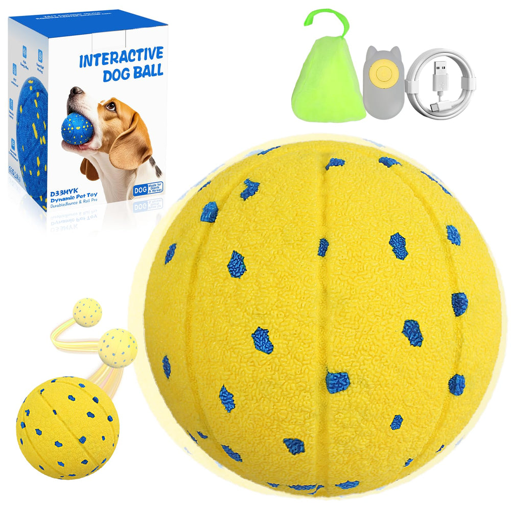 RGISHOP dog ball remote-control in action for interactive chasing fun