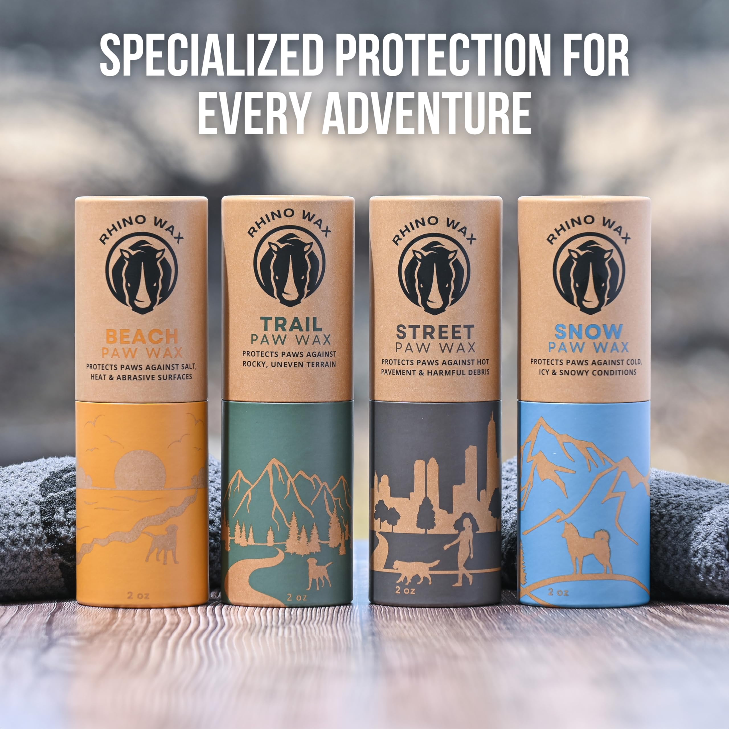 Rhino Wax natural-ingredients highlight lick-safe formula for peace of mind.