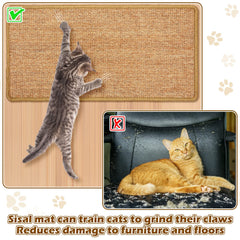 Riakrum scratch pad anti-slip back keeps it steady during play.