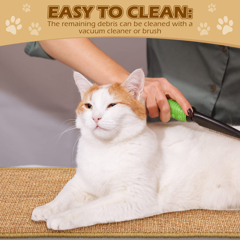 Riakrum scratch pad is easy to clean with vacuuming away dust.