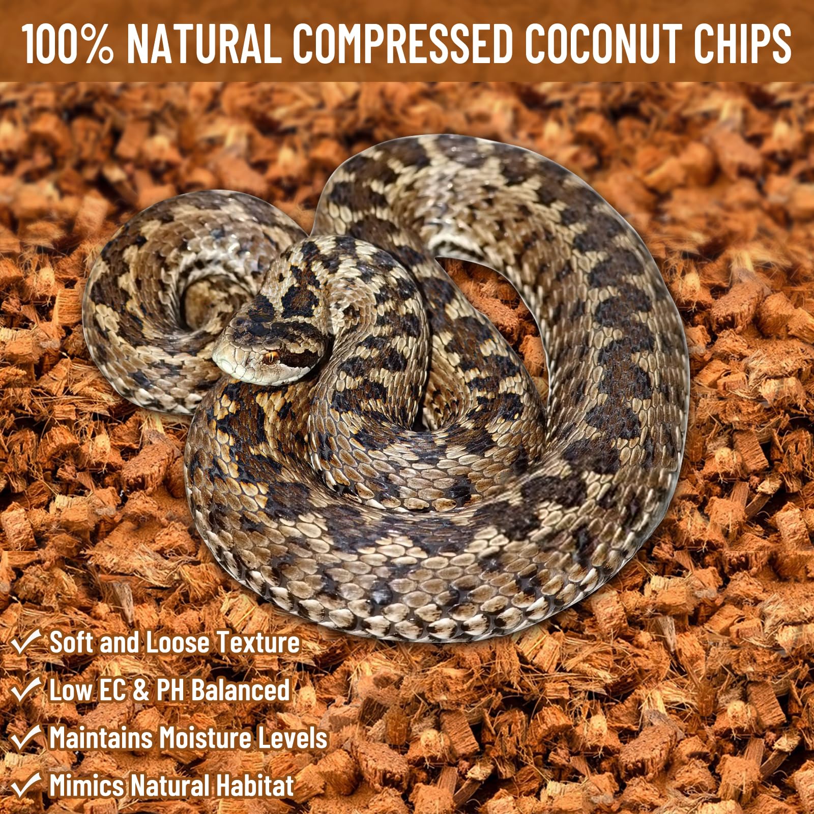 Riare coconut chip substrate retains moisture for stable humidity
