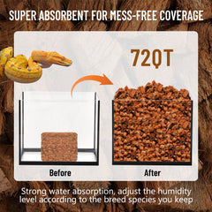 Riare substrate odor-control helps keep enclosure fresh