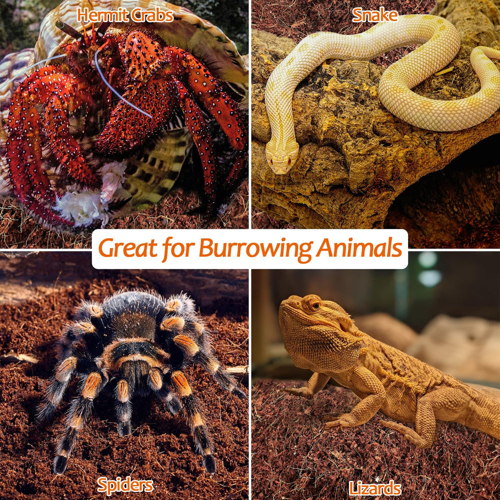 Riare sustrato terrario universal: suave y transpirable para reptiles y anfibios.
