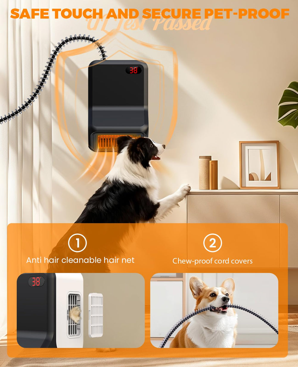 Ribgwo compact design emphasizes space-saving placement for small kennels