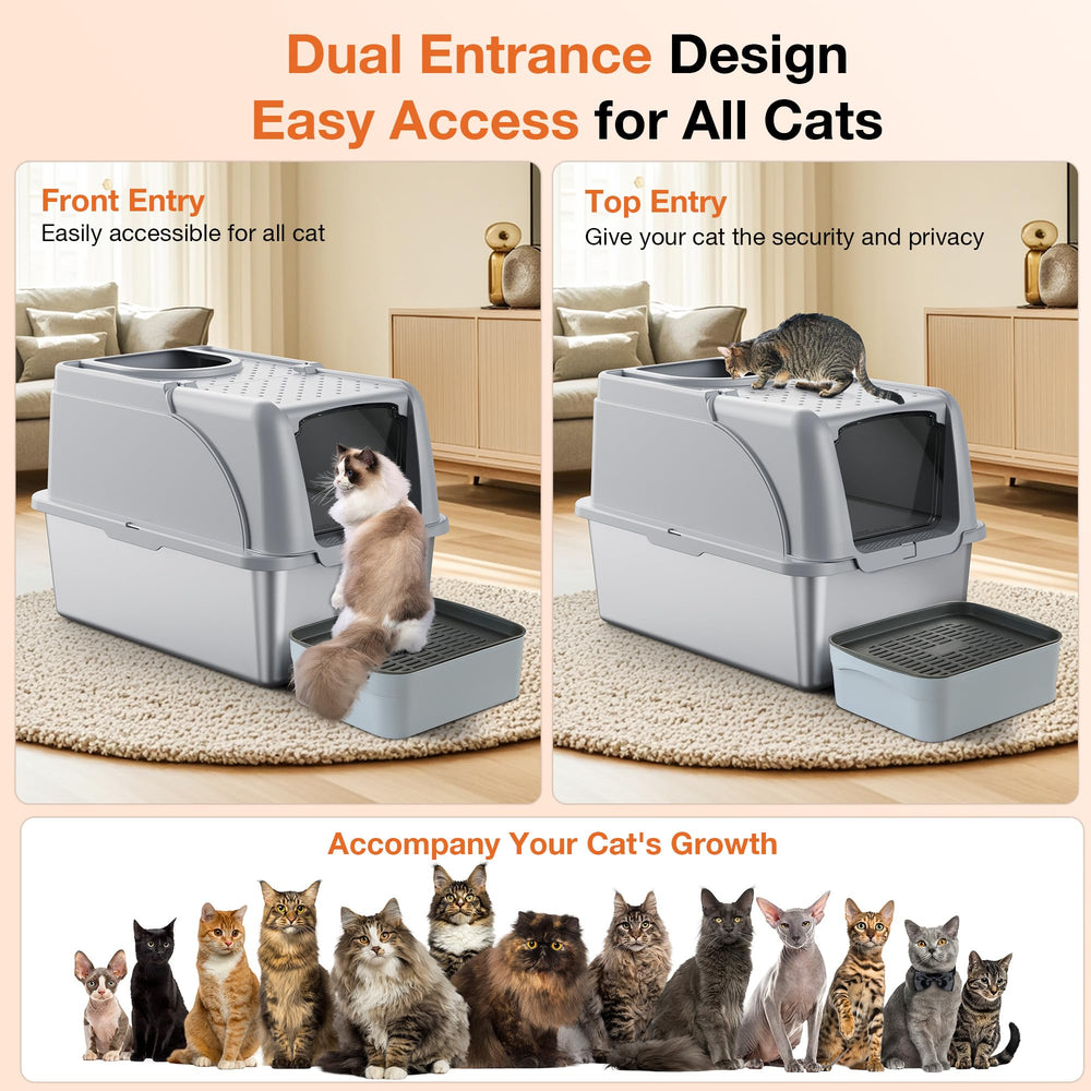 Rilvva included scoop and brush for convenient cleanup