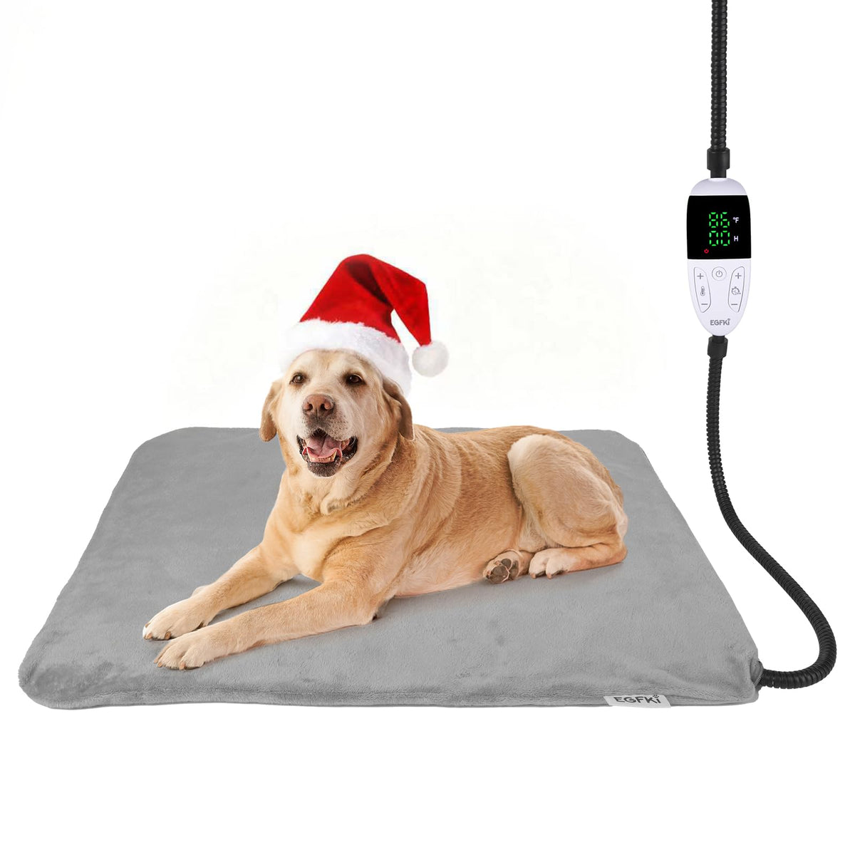 Ringo large dog heating pad with timer and 12 settings for consistent warmth