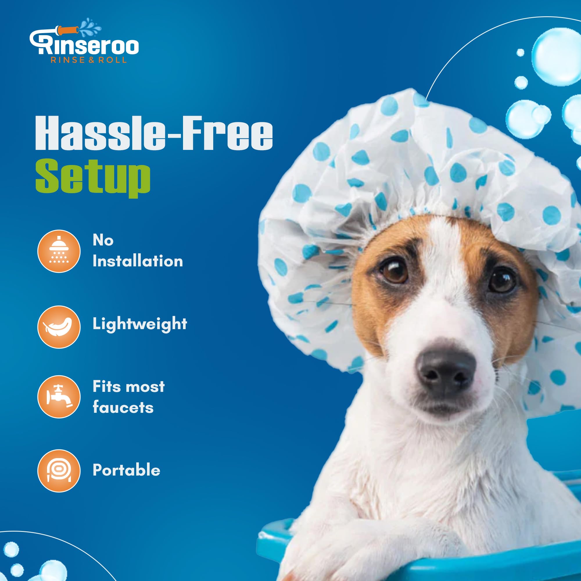 Rinseroo garden hose adaptable mode widens rinsing options.