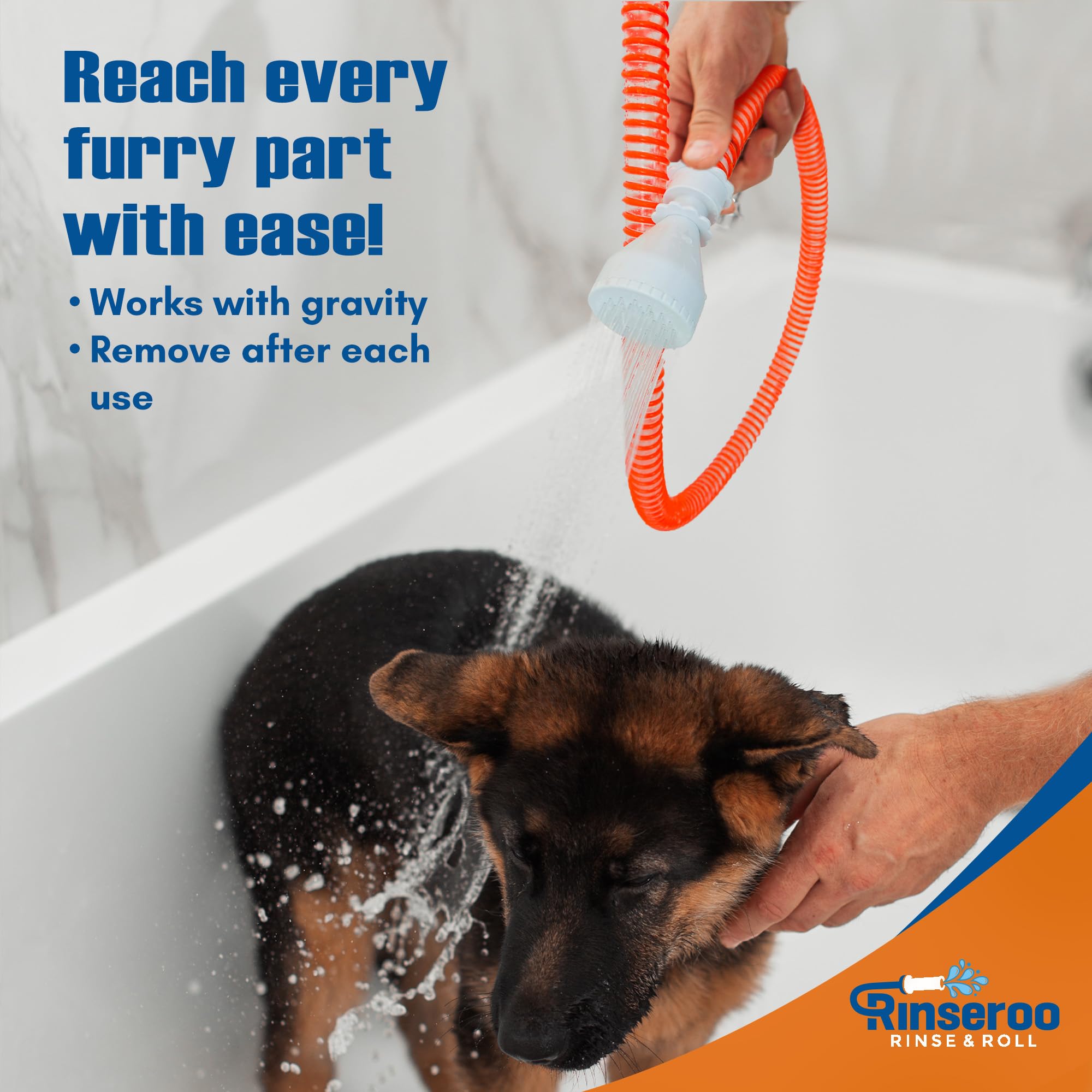 Rinseroo pet bathing station conversion quickly creates a spa