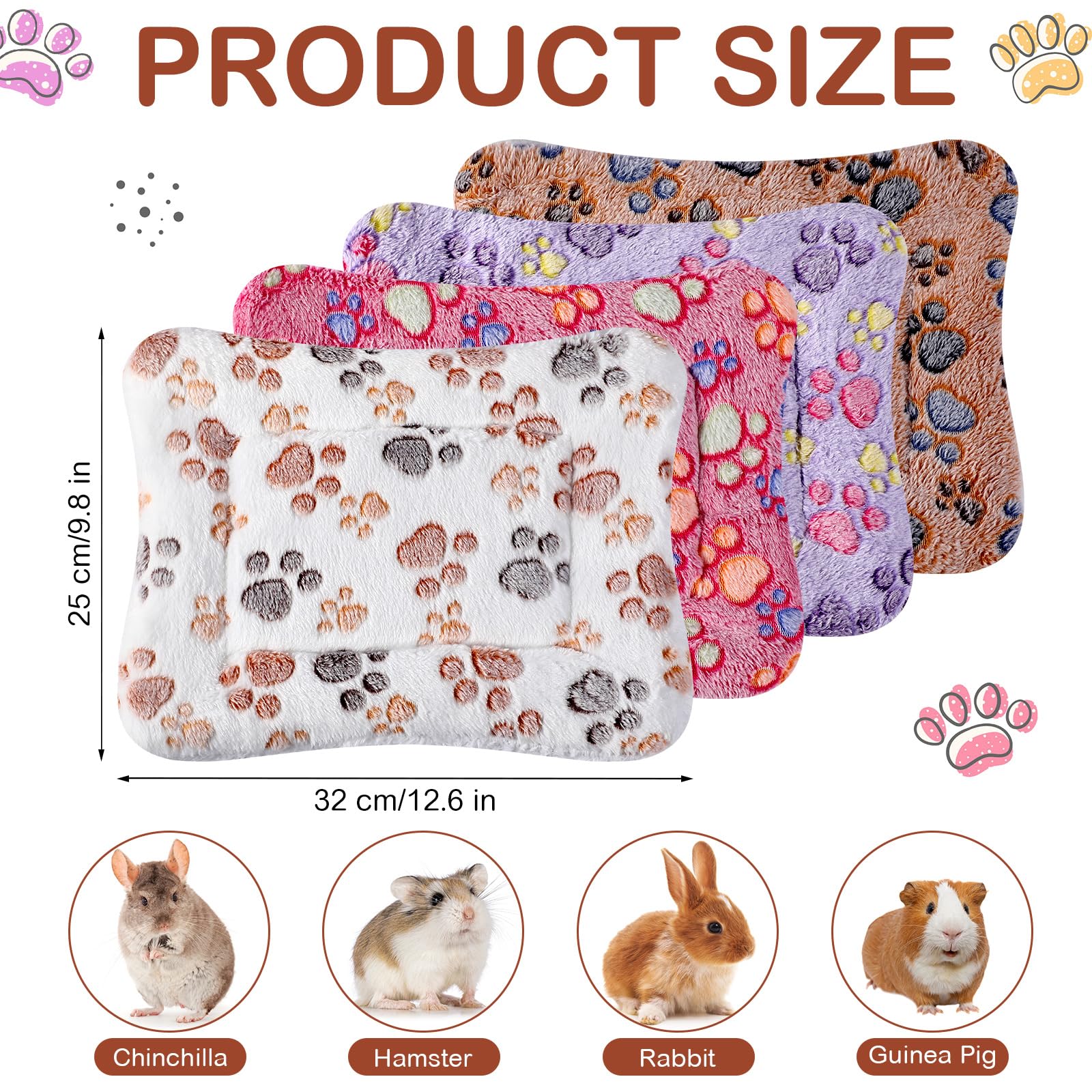 Ripeng coral velvet material offers soft warmth for small animals.