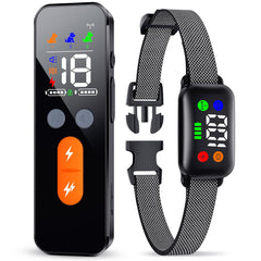 Riroga dog training collar with remote for responsive training and control.