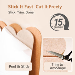 RizzQi adhesive wall scratcher enables 15-second installation on any smooth surface