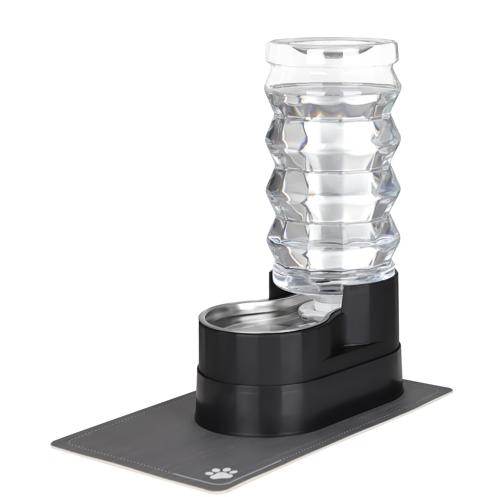 Rizzari 9L tall water dispenser tower ready for outdoor patio use and multi-pet hydration.