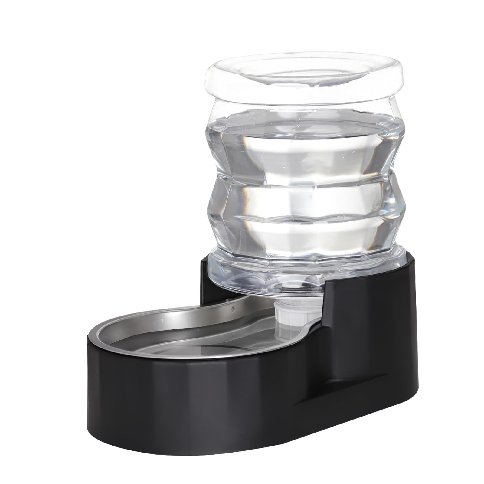 RIZZARI automatic gravity waterer dispenser 4L in action provides steady hydration for busy households.