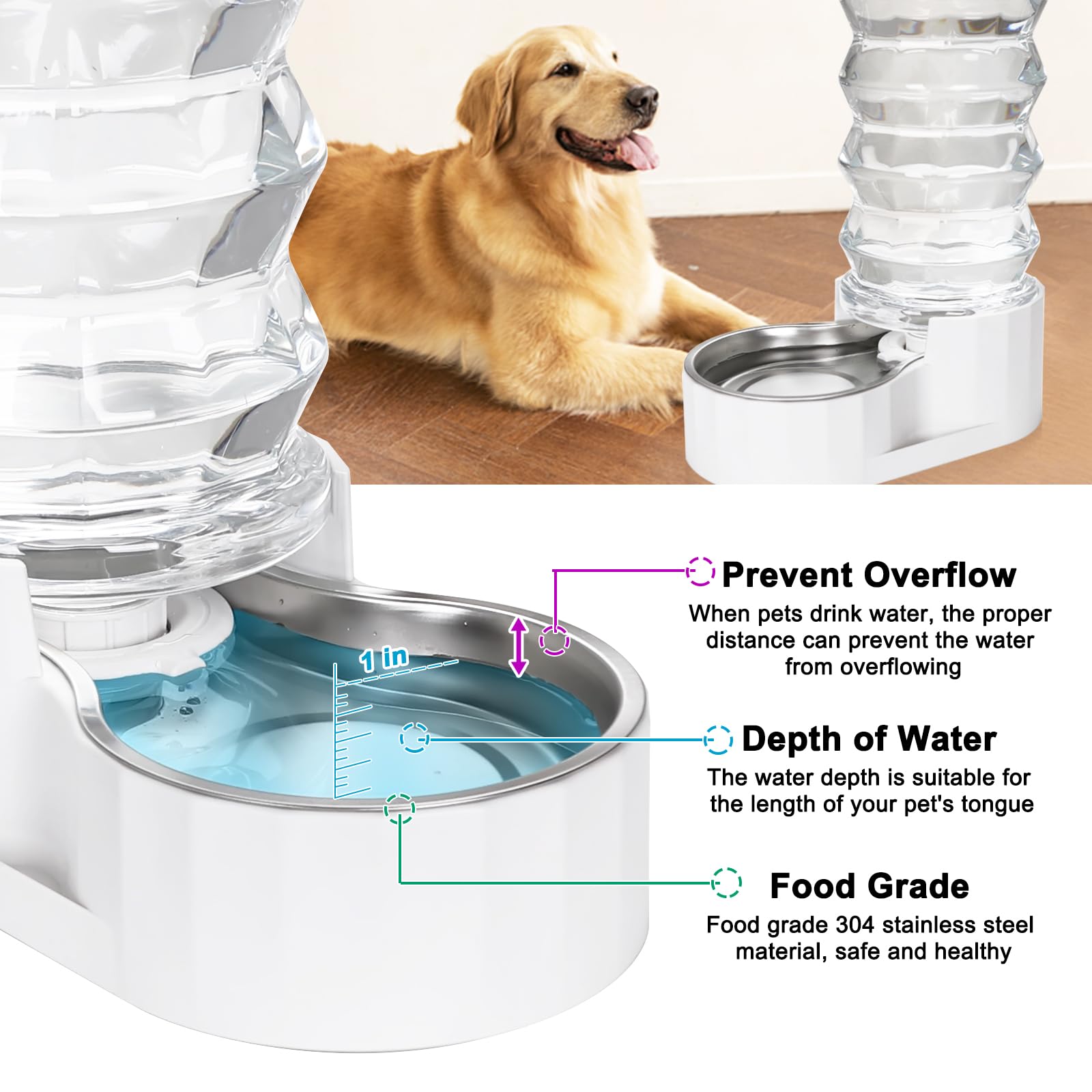 RIZZARI complete accessories include bowl, caps and anti-slip pads
