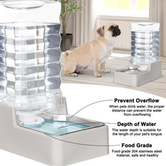 RIZZARI gravity-fed dispenser in use for steady hydration