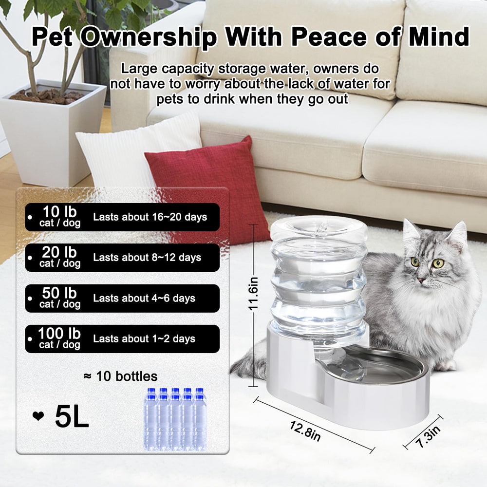 RIZZARI gravity water-dispense base shown for stable daily use.