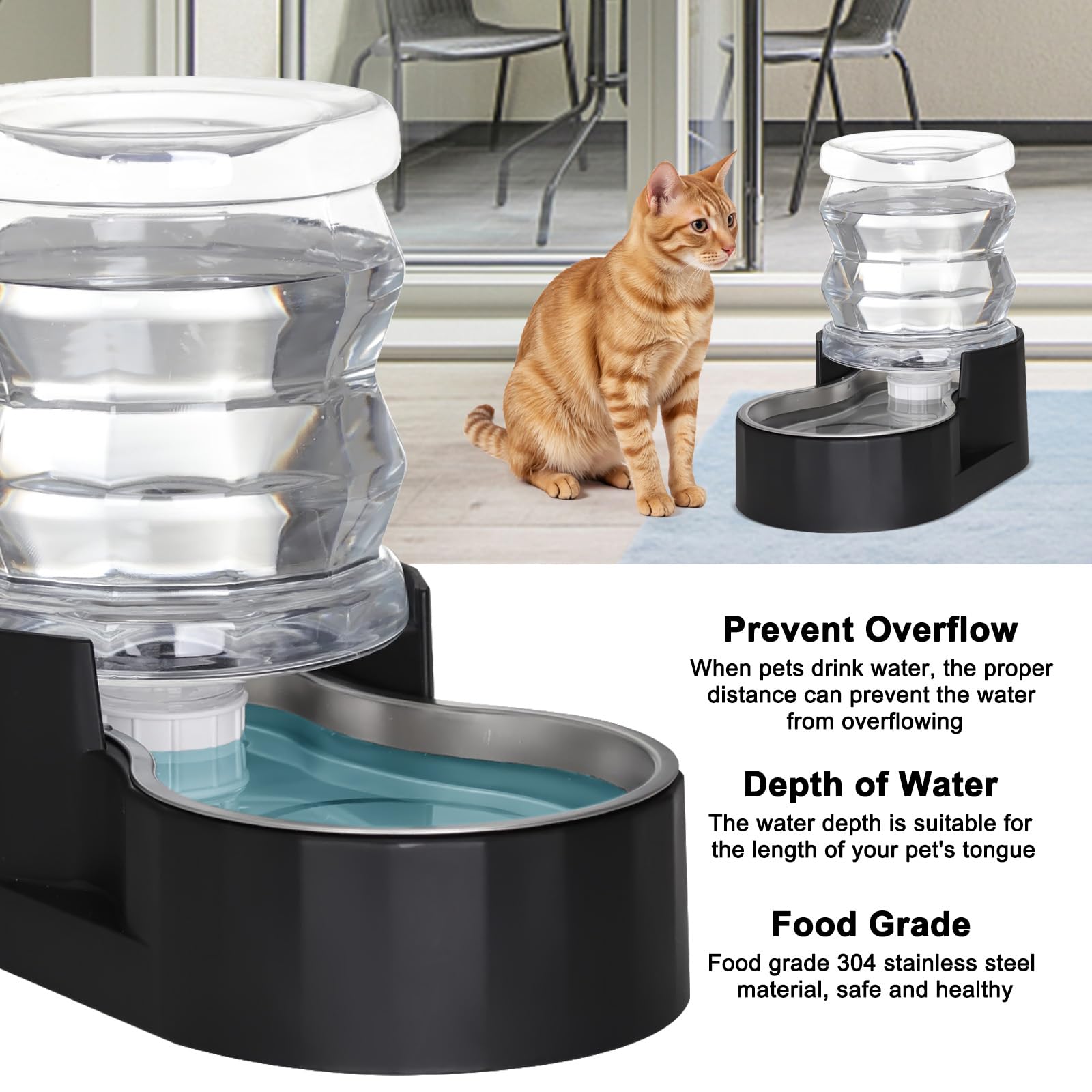 RIZZARI large-capacity 4L reservoir enables less frequent refills during busy days.