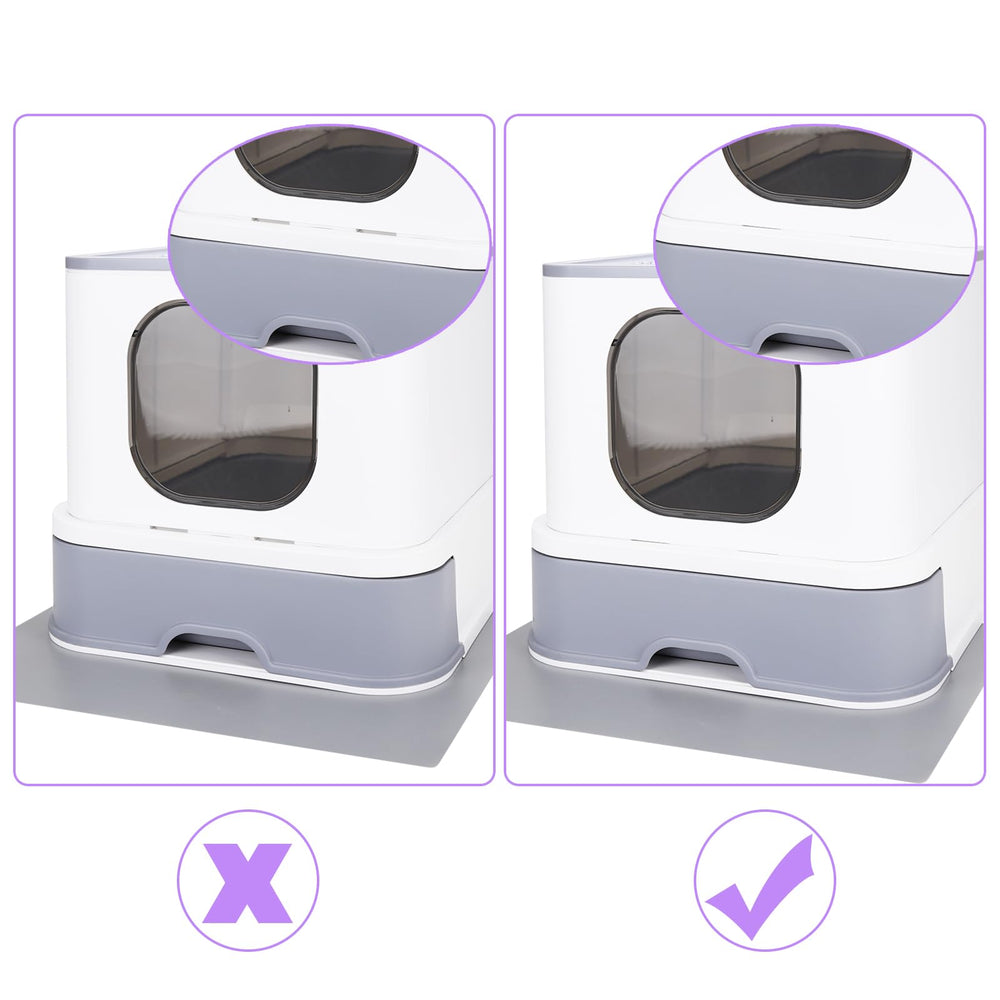 RIZZARI fully closed bottom plate keeps floors clean and easy to wipe.