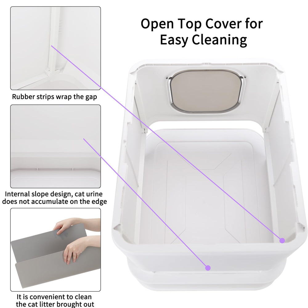RIZZARI leak-proof side with sealed TPR strips prevents spills and floor mess.