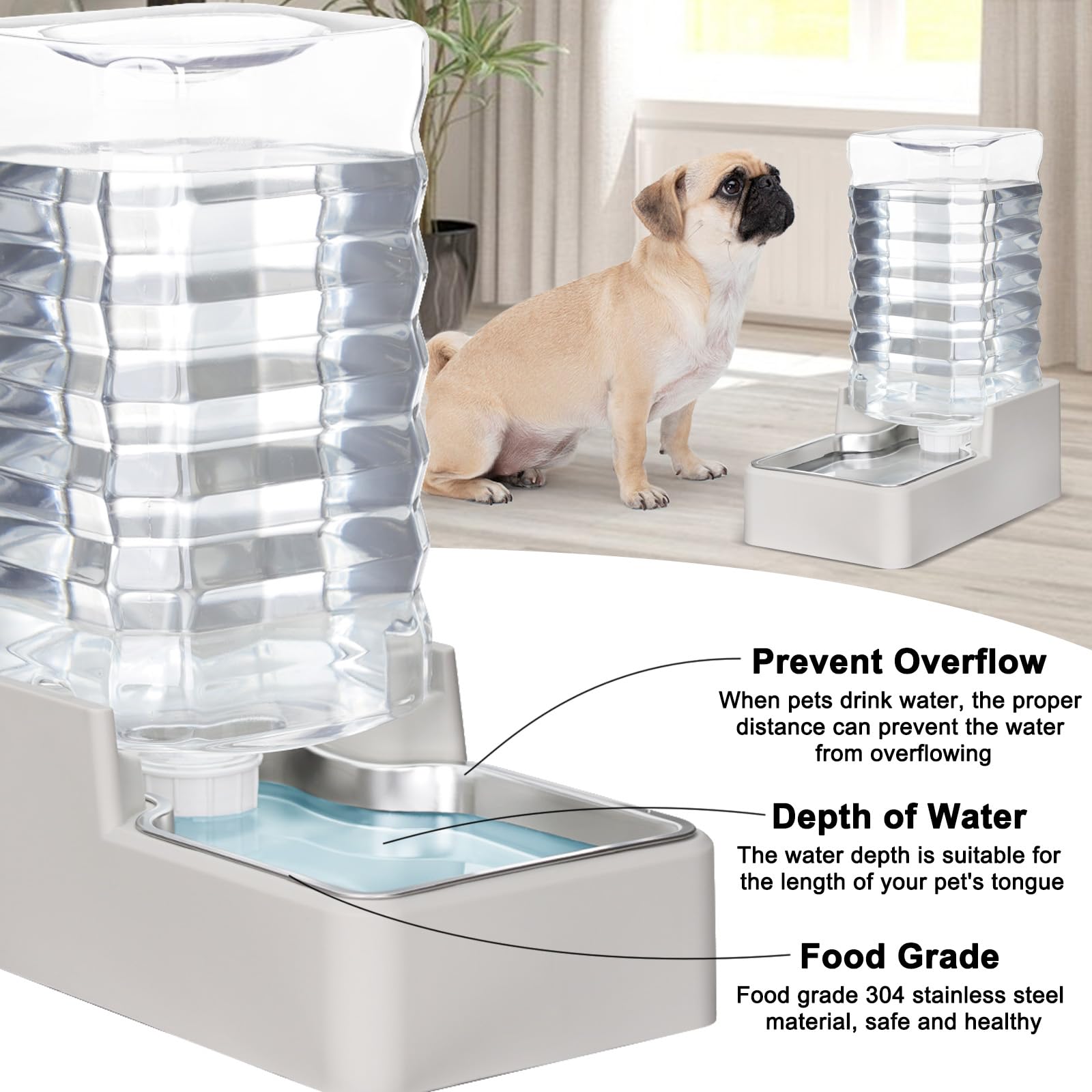 RIZZARI stable non-slip base keeps the dispenser secure during play.