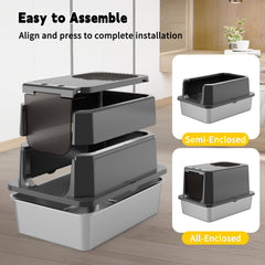 RIZZARI sand leakage pedal catches litter and keeps floors clean