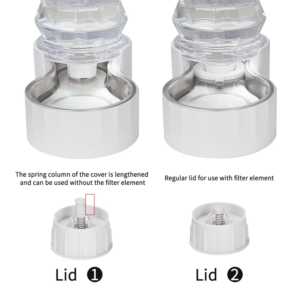 RIZZARI stainless steel bowl emphasizes durable, rust-free hydration for pets.